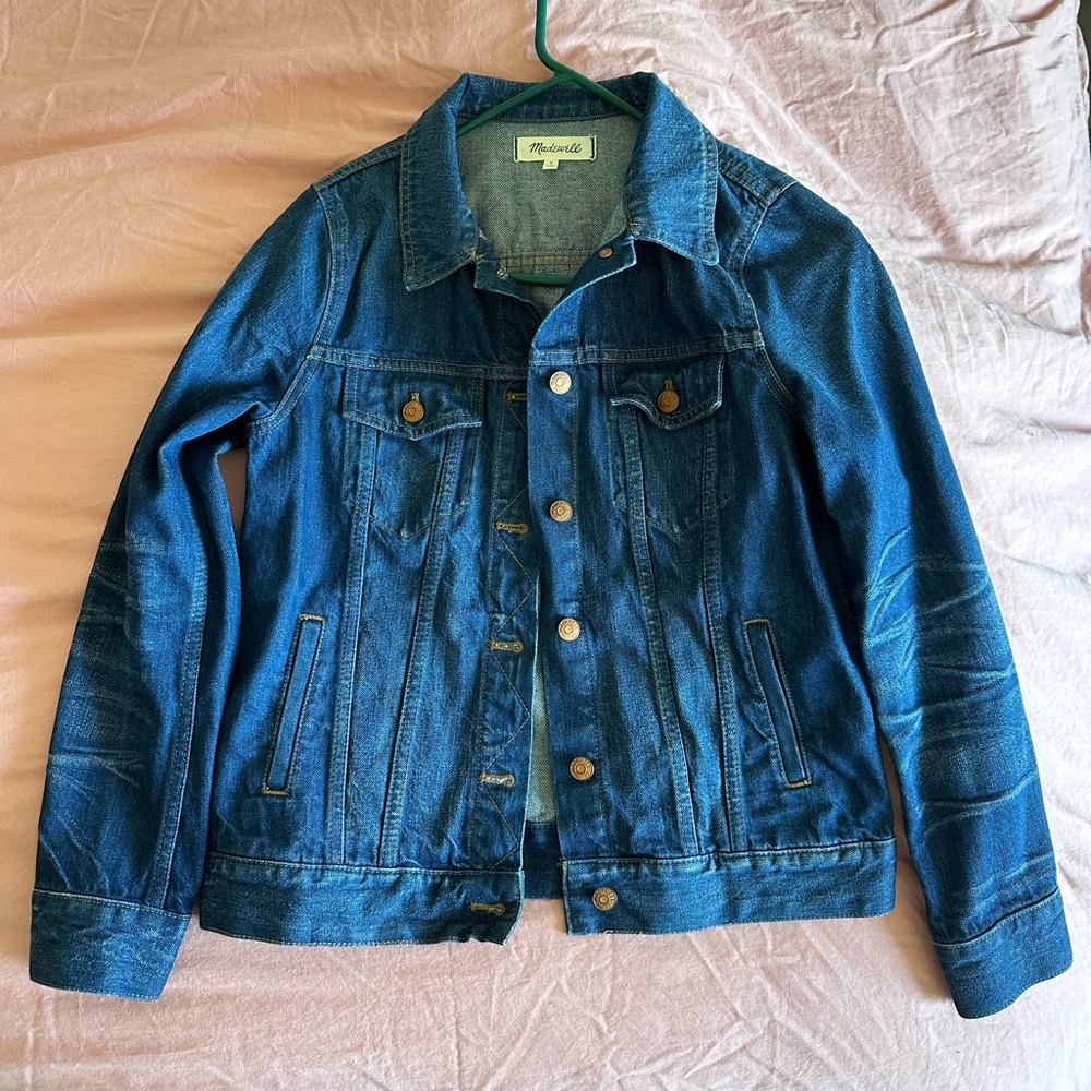 Madewell Dark Wash Jean Jacket M